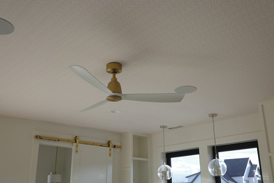 A bright room with the finished paper
